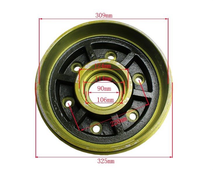 Hot-selling Forklift Parts Hyster H40/60FT/L177 Brake Drum& Hub 1532339
