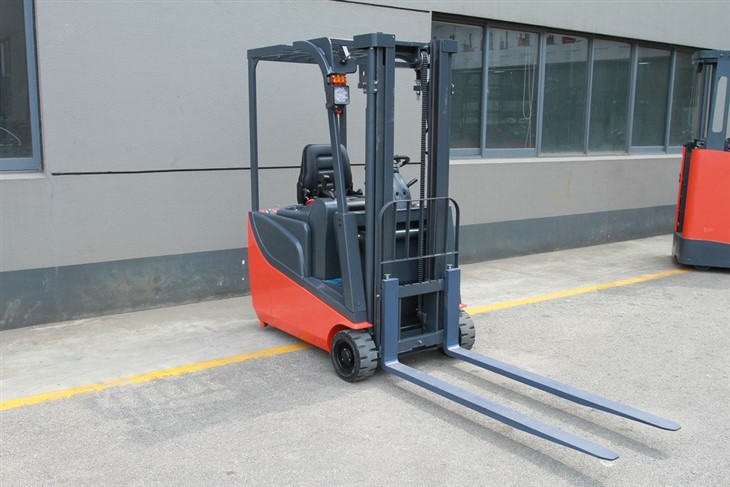Full Electric Three-wheel Seated Reach Lift Forklift, Counterbalance Wheel Pallet Stacker