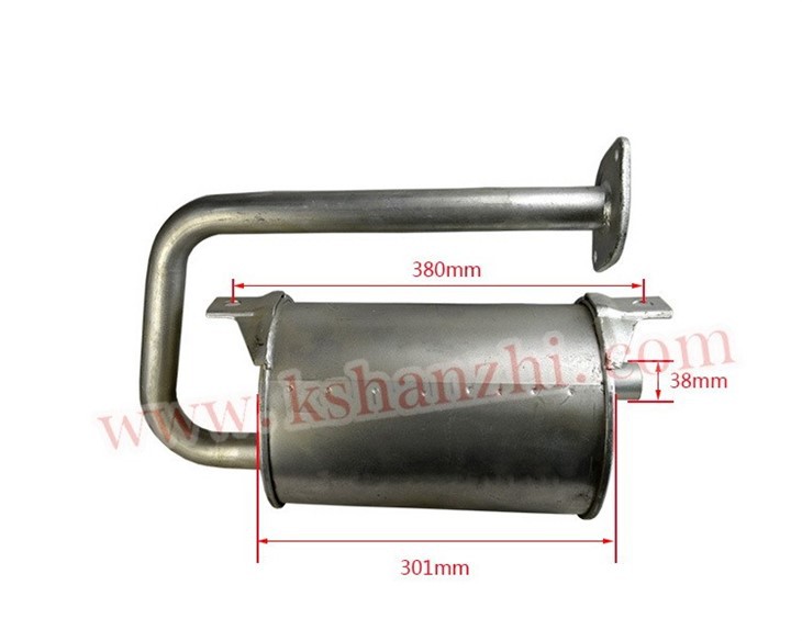 Silencer, Forklift Parts 91C62-05500 Exhaust Muffler For FG30N/CF13E/K25