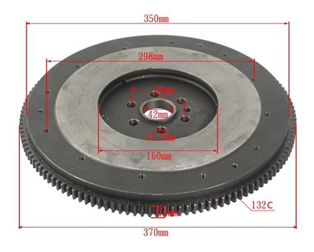 Gaffeltruck Dele A490B-05100-7 Svinghjul Assy For Heli, Xinchai 4D27G31, OE Dele