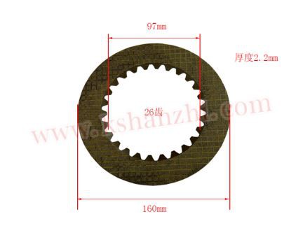 Gaffeltrucksdele Friktionsplade til ZL50 (ZF1C8-12141)