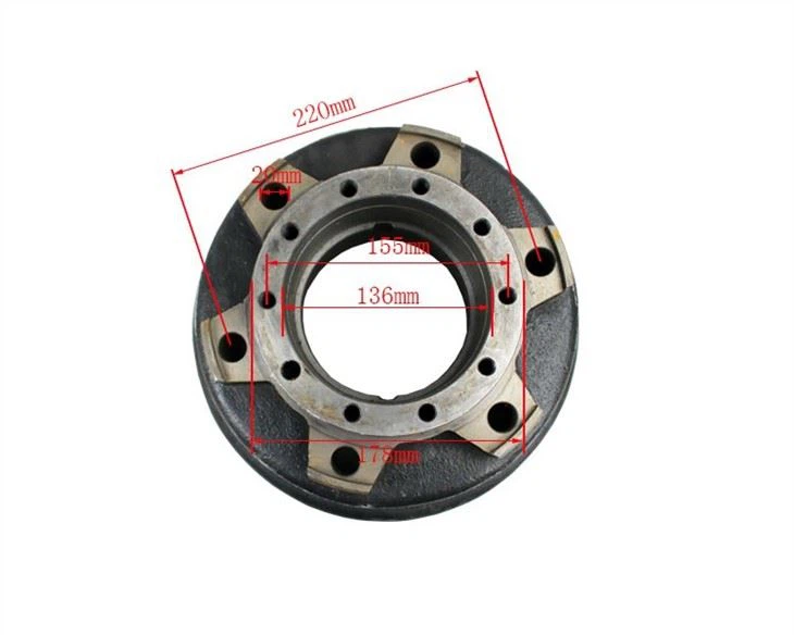 XF250 Hub Wheel Brake Drum:XF250-110004-000
